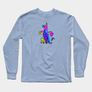 Colorful Spirit Guide Dog Long Sleeve T-Shirt